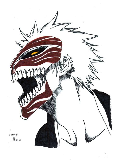 Résultat de recherche d'images pour "ichigo hollow dessin " | Imagenes de bleach, Arte de anime ...