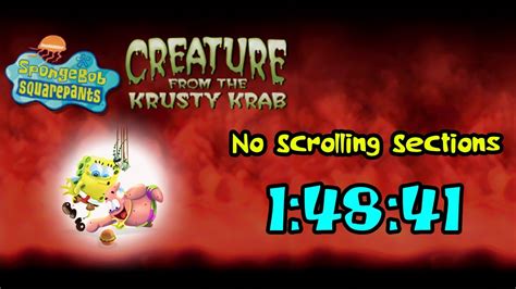 SpongeBob SquarePants: Creature from the Krusty Krab - No Scrolling Sections Speedrun in 1:48:41 ...