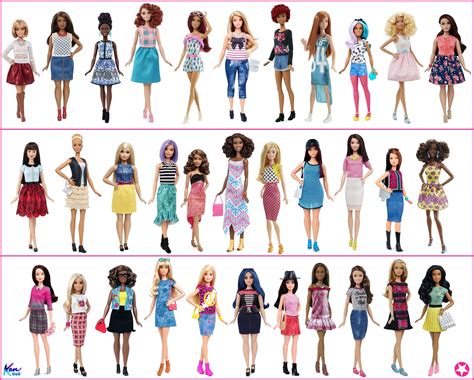 2016 Barbie Fashionistas Collection Dolls | Barbie fashionista dolls, Doll clothes barbie, Diy ...