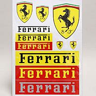 Ferrari SF&Logo Sticker Set(11pieces) : Italian Auto Parts & Gadgets Store