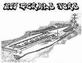 Uss Gerarl Ford aircraft Carrier Ship coloring Pages – Artofit sketch template