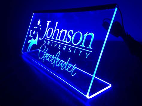 Laser engraved led edge lit acrylic Sign! | Laser engraved acrylic, Personalized neon signs ...