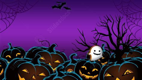 Pumpkin Halloween Beautiful Powerpoint Background For Free Download - Slidesdocs