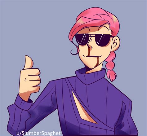 [Fanart] Doppio after meeting goth metal head : r/StardustCrusaders