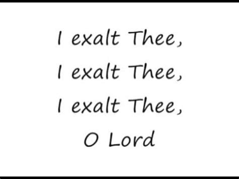 I Exalt Thee - Pete Sanchez, Jr. [lyrics] Chords - Chordify