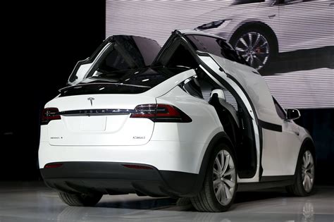 Elon Musk Launches Tesla's New Winged Model X SUV