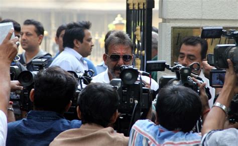 Photos: Sanjay Dutt arrives back home in Bandra after getting 14-day furlough-Bollywood News ...