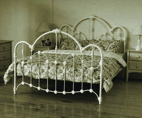 QUEEN NORMANDY BED - ANTIQUE WHITE | Iron bed frame, Iron bed, Cast iron bed frame