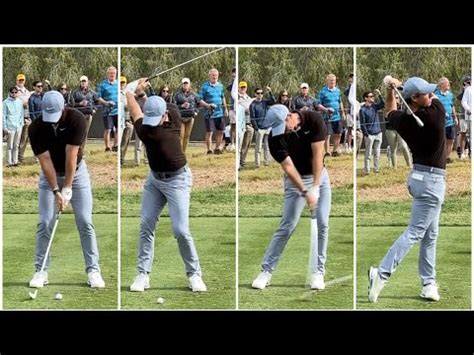 Rory Mcilroy Iron Swing Sequence and Slowmotion 2023 Genesis ...