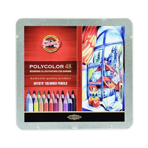 Koh-I-Noor Polycolor Coloured Pencil Set of 48