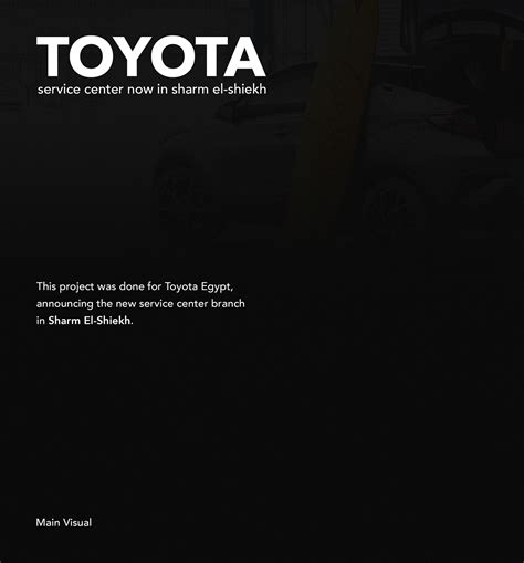 TOYOTA Service Center :: Behance