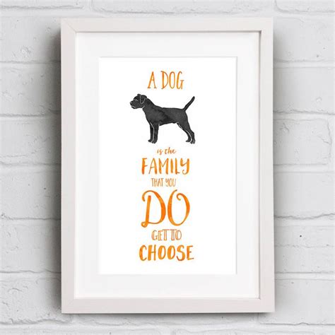 A Dog Is Family Quote Print | Quote prints, Family quotes, Home quotes ...