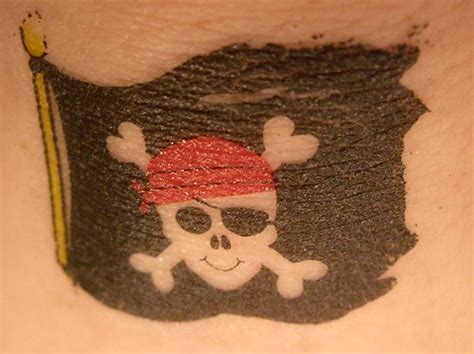 Jolly Roger tattoo | Canton Public Library | Flickr