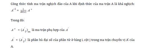 Ma Trận Nghịch đảo Là Gì? Cách Tính Bằng Tay Và Máy Tính - VOH