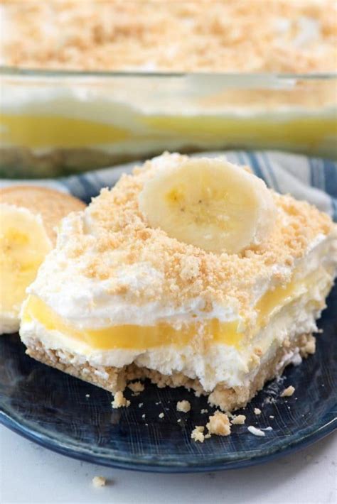 No-Bake Banana Dessert Lasagna | AllFreeCasseroleRecipes.com