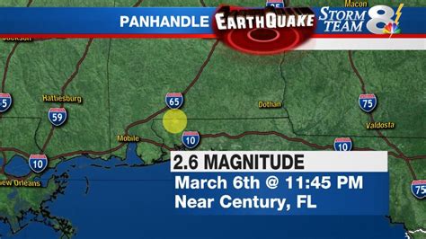 Rare 2.6 earthquake shakes part of Florida