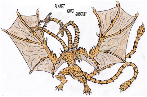 Planet King Ghidorah by saramus01 on DeviantArt