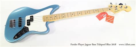 Fender Player Jaguar Bass Tidepool Blue 2018 | www.12fret.com