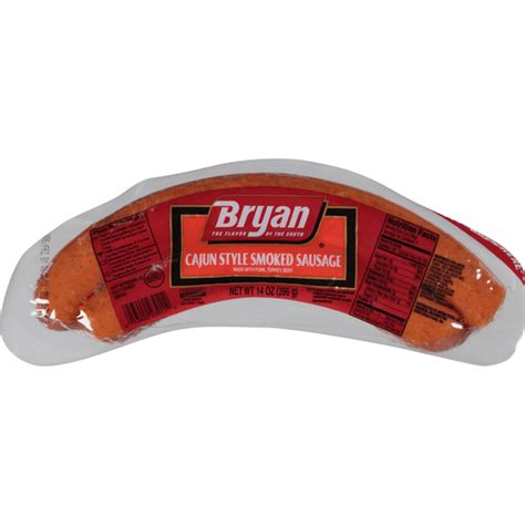 Bryan® Cajun Style Smoked Sausage, 14 Oz. | Brats & Sausages | Quality Foods