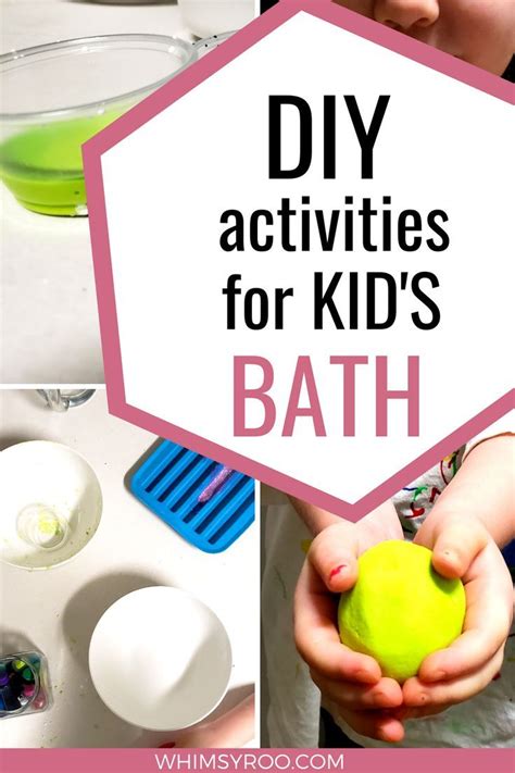 Creative Bath Time Activities for Kids - WhimsyRoo | Diy activities, Activities for kids, Craft ...