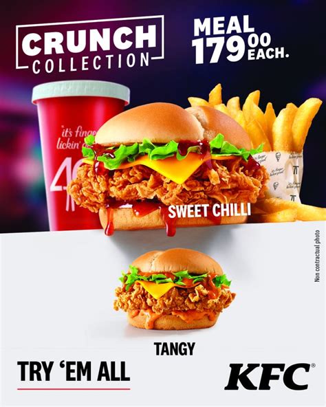 The Crunch Collection has arrived at KFC! - Tribeca Mall