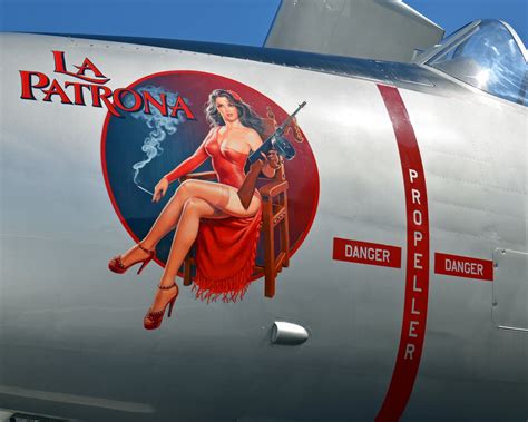 nose, Art, Aircrafts, Plane, Fighter, Pin up Wallpapers HD / Desktop and Mobile Backgrounds