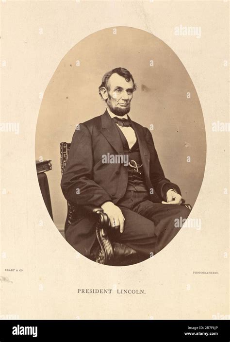 Abraham Lincoln 1864 Stock Photo - Alamy