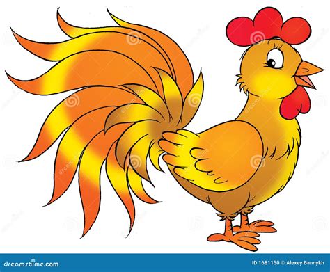 Rooster Cartoon Illustration Stock Illustration - Image: 1681150