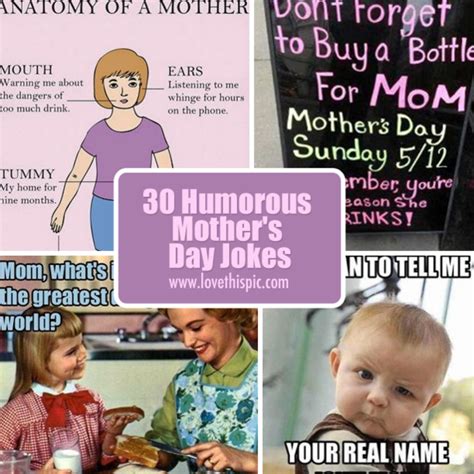 30 Humorous Mother's Day Jokes