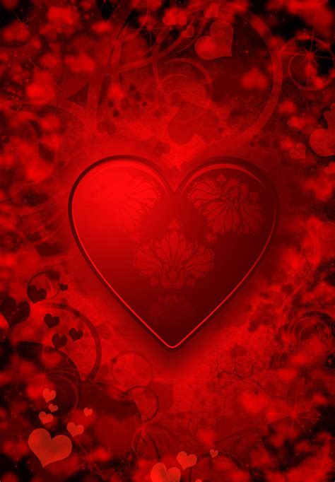 Red and Black Heart Wallpaper - WallpaperSafari