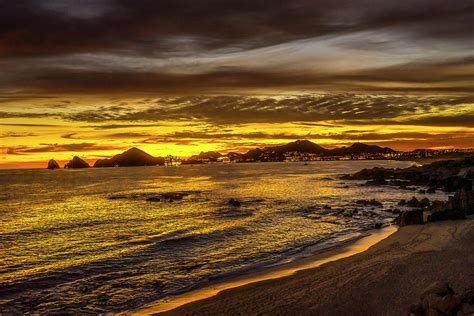 Sunset Beach Arch Central Cabo San Lucas Mexico Photograph by William Perry - Fine Art America