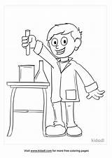 Coloring Pages Of Scientist And Labs sketch template