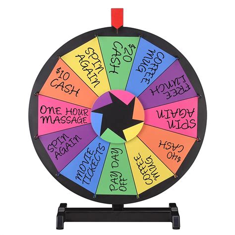 WinSpin™ Tabletop Prize Wheel Fortune Spinning Game Tradeshow Mall Home ...