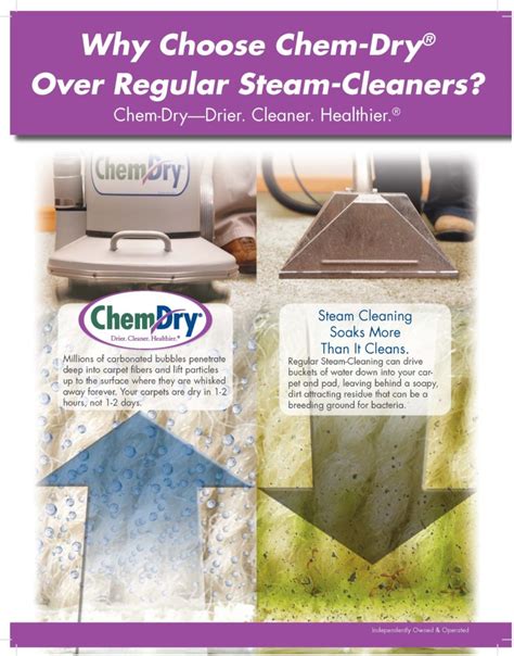 Chem-Dry vs. Steam Cleaning - Chem-Dry of Omaha