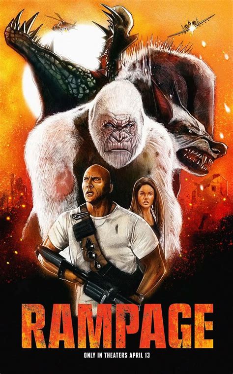 ArtStation - Rampage movie poster art