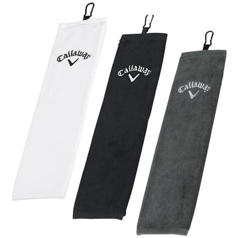 CALLAWAY TRI-FOLD GOLF CLIP TOWEL 16" X 21" GOLF TOWEL / NEW FOR 2020 ...