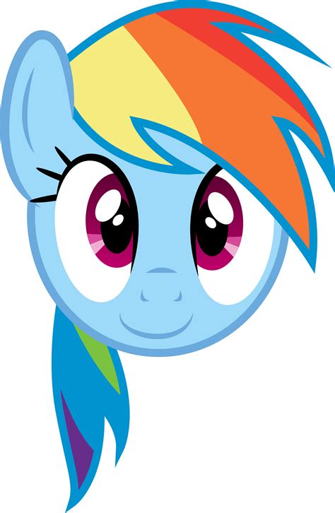 Rainbow Dash Face by PaulySentry on DeviantArt