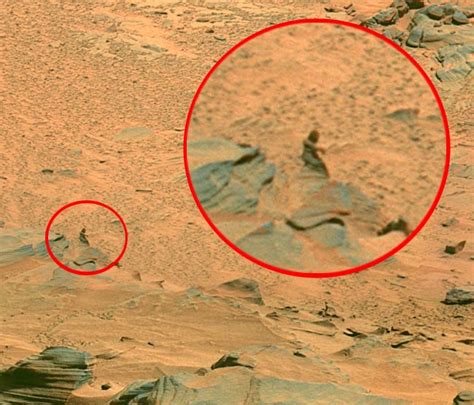 Female Figure on Mars Just a Rock | Space