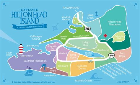 Hilton Head Disney Resort Map - Latitude And Longitude To Address