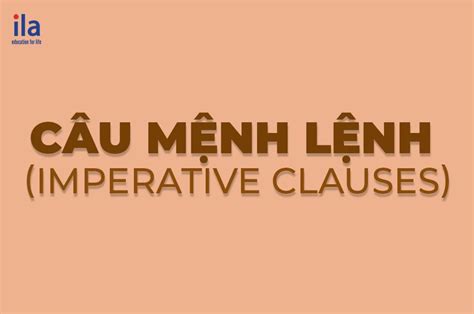 A-Z về câu mệnh lệnh trong tiếng Anh và cách sử dụng hiệu quả