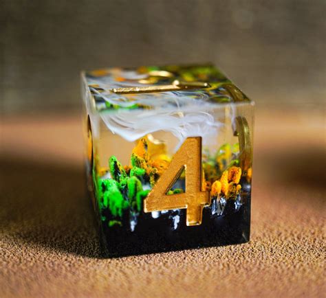 Dnd Dice Set, Glow in the Dark, Sharp Resin Dice for Role Playing Games, Dungeons and Dragons ...