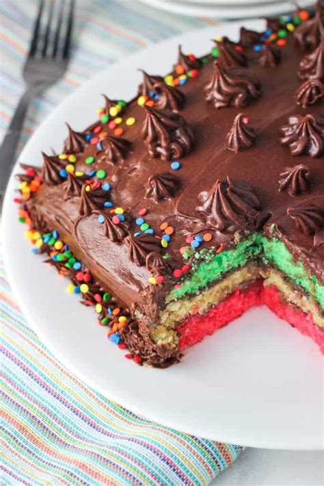 Rainbow Cookie Cake - My Sequined Life