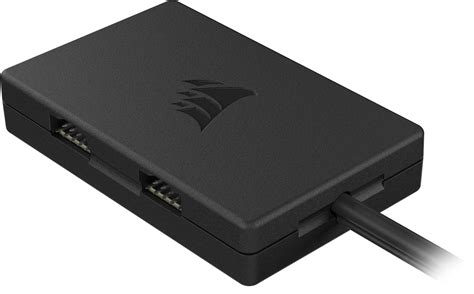 Corsair Internal 4-Port USB 2.0 Hub - 4X 9-Pin USB 2.0 Ports - Easy Magnetic Installation ...