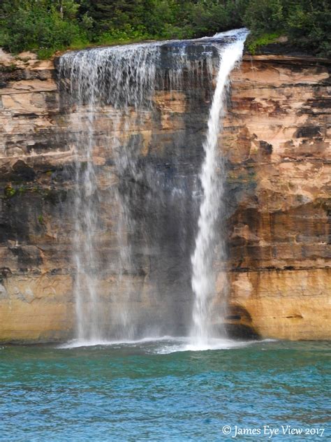 Waterfall Wednesday: Spray Falls in the Pictured Rocks National ...