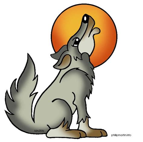 Howling Coyote Clipart | Animated clipart, Clip art, Betty boop