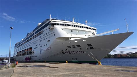 Cruise ship Ambition to set sail on maiden voyage from Port of Tyne | ITV News Tyne Tees