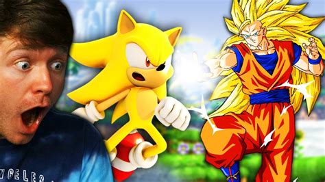 Reacting to SUPER SONIC vs SUPER SAIYAN GOKU the SUPER FIGHT - YouTube