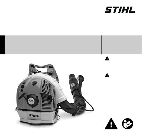 Stihl BR 600 user manual (English - 84 pages)