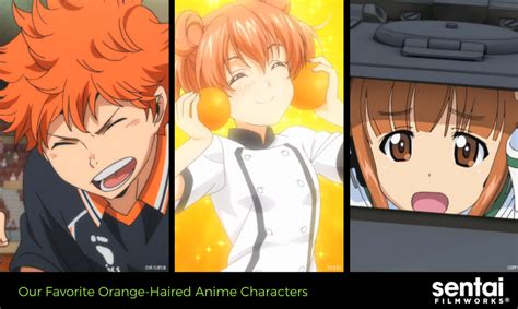 Our Favorite Orange Haired Anime Characters - Sentai Filmworks