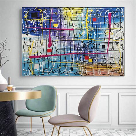 Beautiful abstract art,Large abstract canvas art LA29